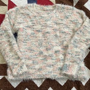 NBW Fuzzy Multicolor Sweater